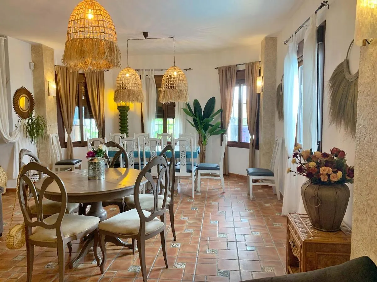 Country house Villa Malaga Con Jacuzzi Piscina Vallada Barbacoa By Andaraholidays